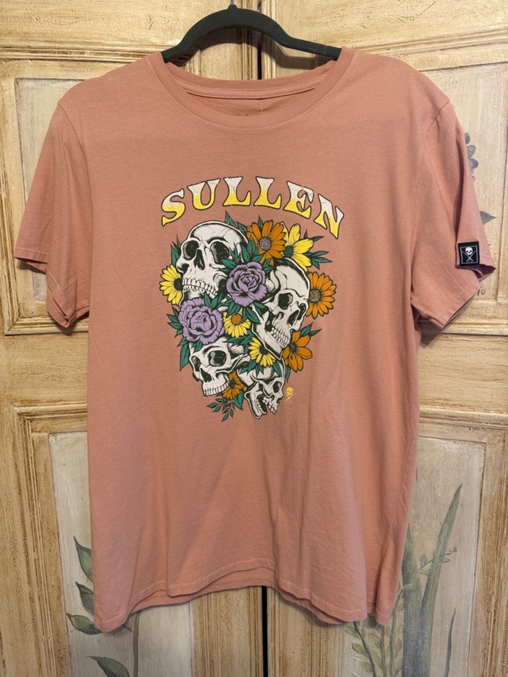 Sullen Women's Short Sleeve Graphic Tee in Dusty Rose